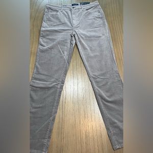 Talbots Flawless High-Waist Straight-Leg Gray Pants